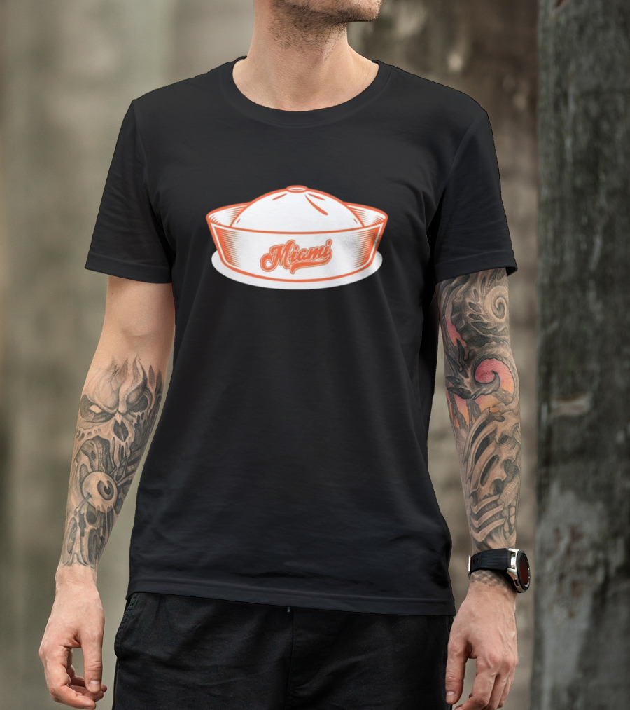 Miami Sailor Hat T-Shirt