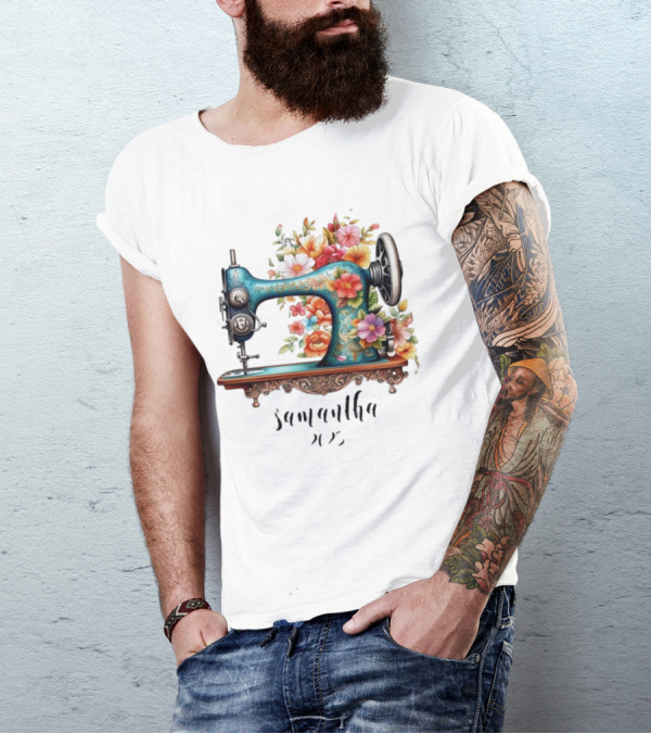 Sewing Machine Samantha Floral T-Shirt