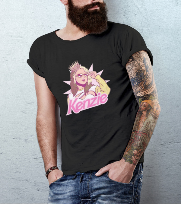Kenzie Paige Pink Queen Icon With Crown And Sunglasses T-Shirt
