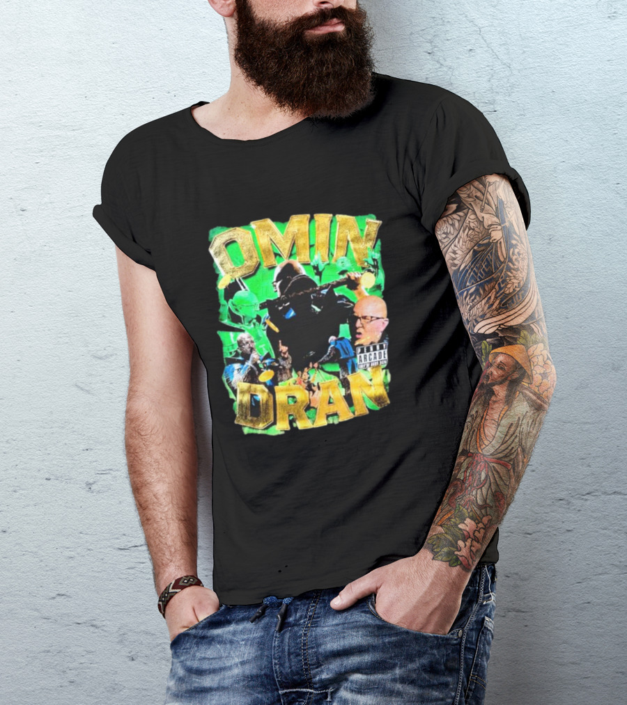 OMIN DRAN Arcade Vintage Parental Advisory T-Shirt