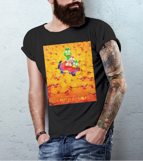 Illumination Presents Migration Ducks In Sunglasses Scene T-Shirt