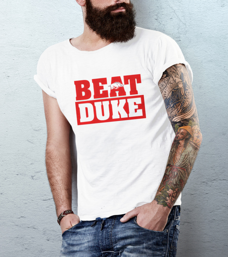 Arkansas Razorbacks Beat Duke Red T-Shirt