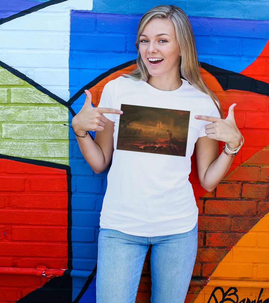 Birmingham John Martin Pandemonium Painting T-Shirt