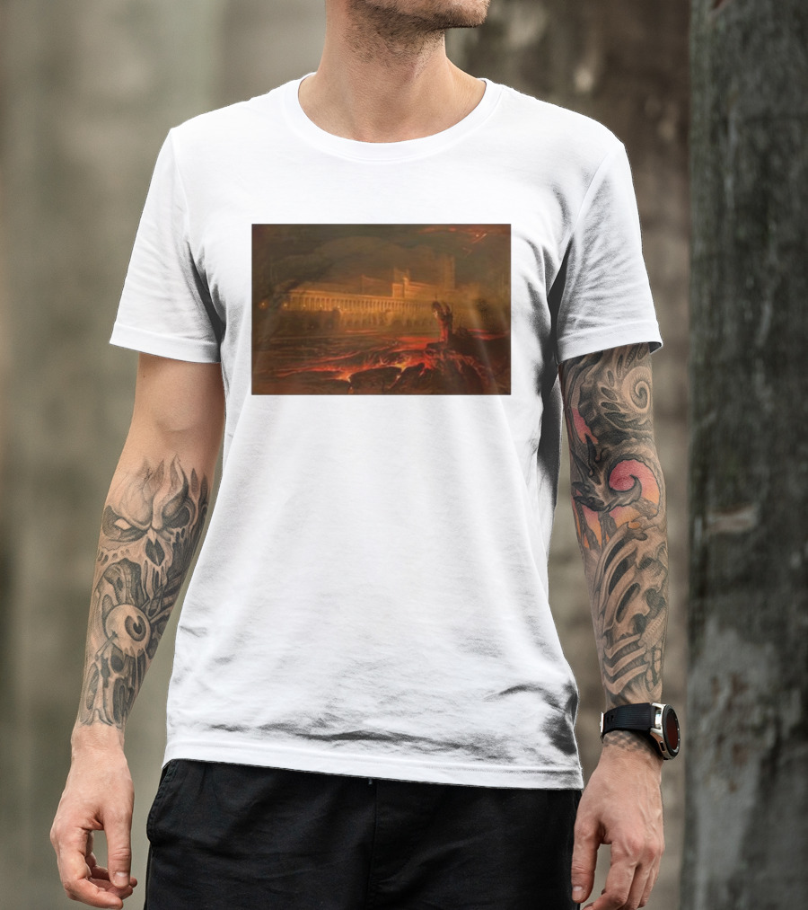 Birmingham John Martin Pandemonium Painting T-Shirt