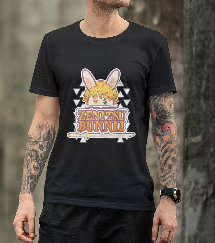 Zenitsu Bunnii Bunnii Gang Samurai Sword T-Shirt