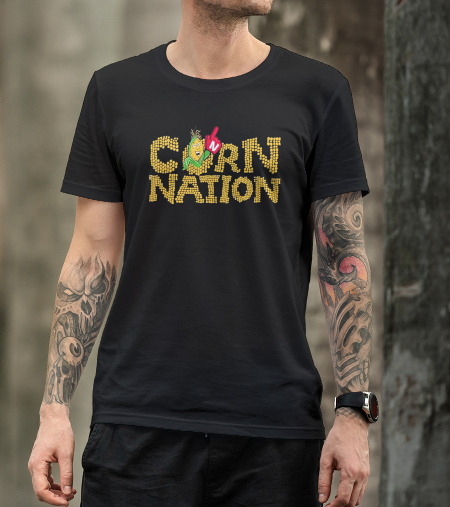 Cobby Corn Nation With Finger Pointing N T-Shirt