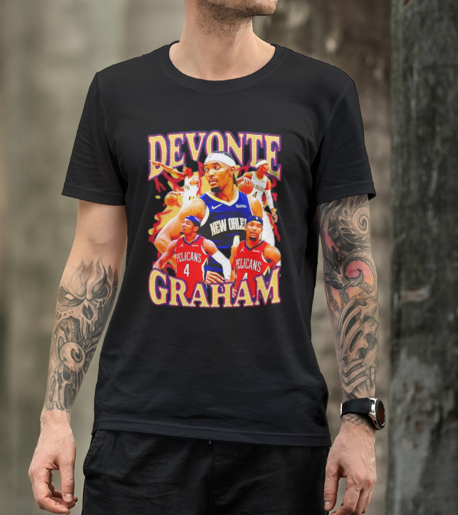Devonte Graham New Orleans Pelicans Basketball T-Shirt