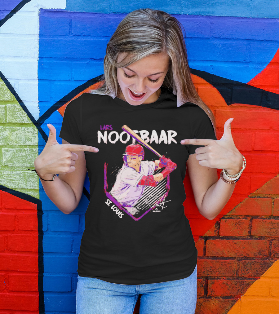 Lars Nootbaar St. Louis Baseball Players Signature T-Shirt