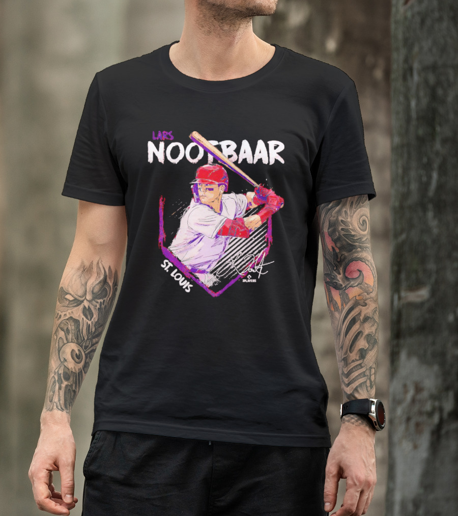 Lars Nootbaar St. Louis Baseball Players Signature T-Shirt