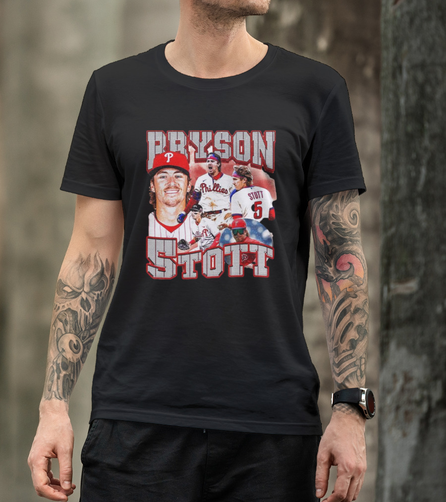 Bryson Stott Philadelphia Phillies Baseball Player T-Shirt