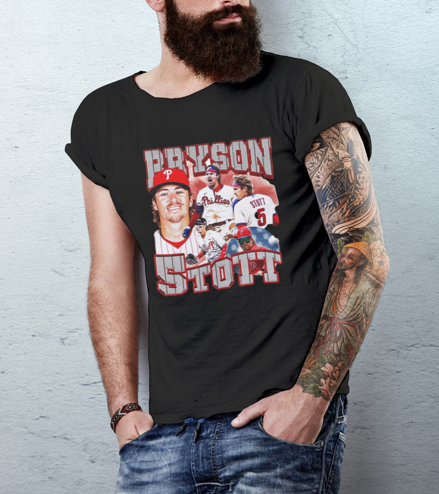 Bryson Stott Philadelphia Phillies Baseball Player T-Shirt