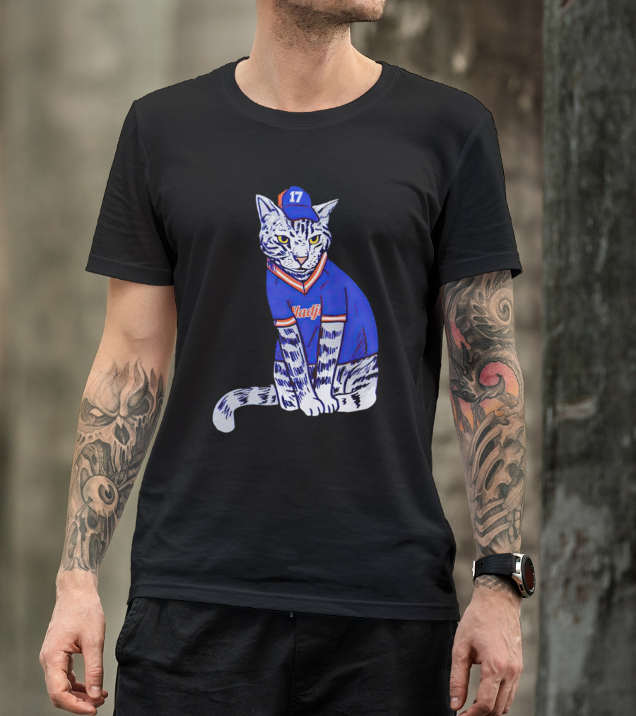 Keith Hernandez Hadji Cat Mets Jersey Number 17 T-Shirt