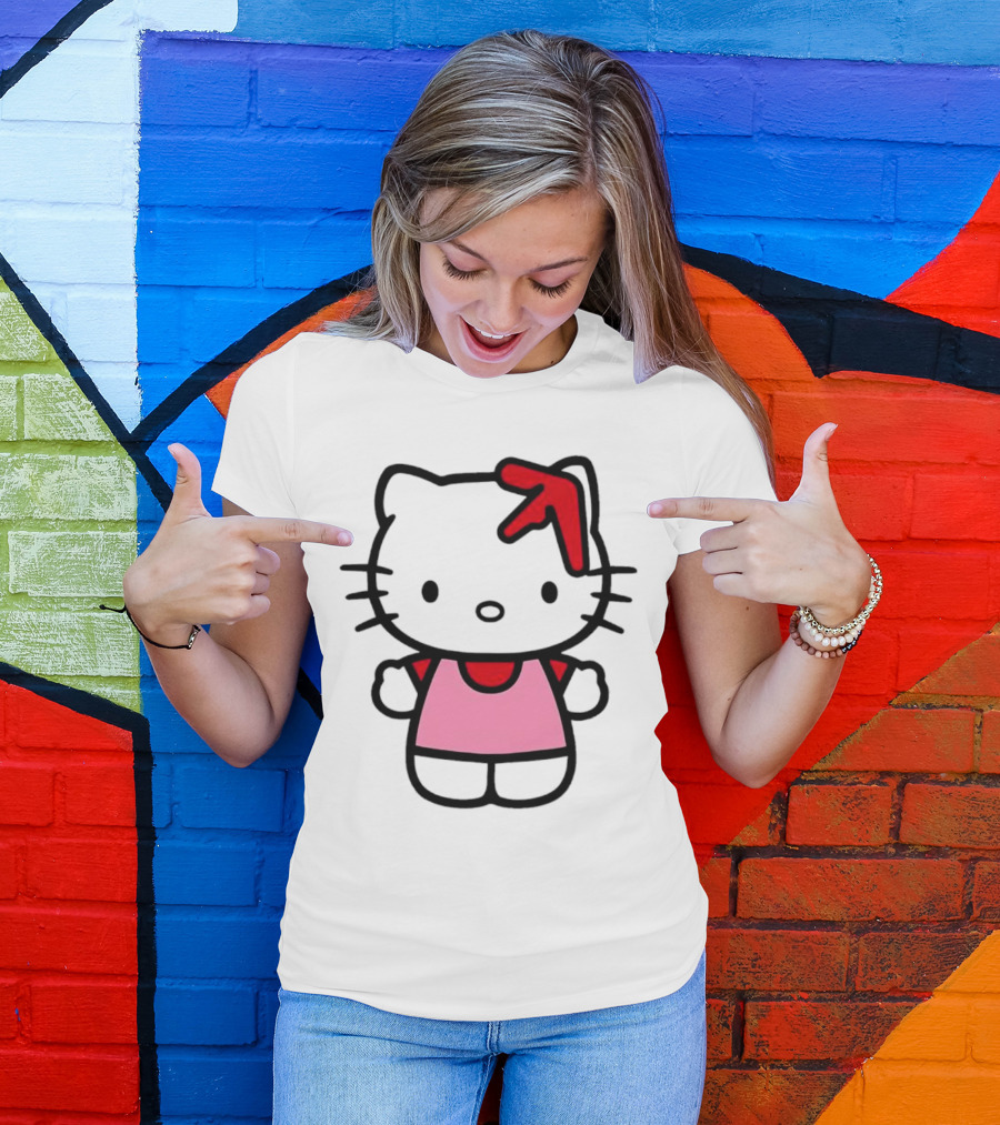 Hello Kitty Aphex Twin Mashup T-Shirt