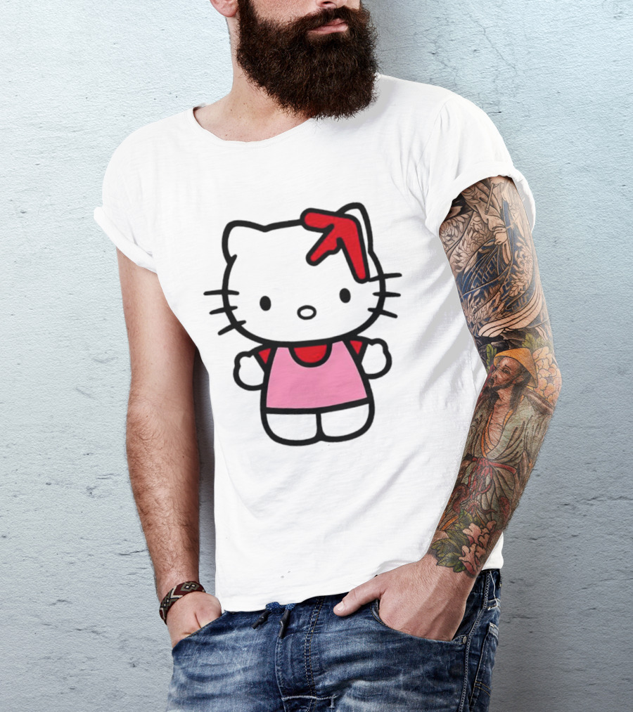 Hello Kitty Aphex Twin Mashup T-Shirt