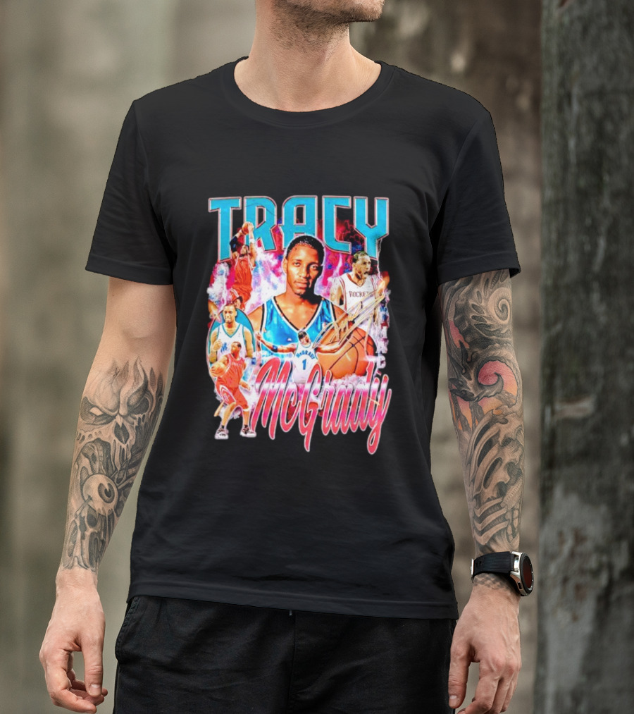 Tracy McGrady Basketball Rockets Legends TMAC T-Shirt