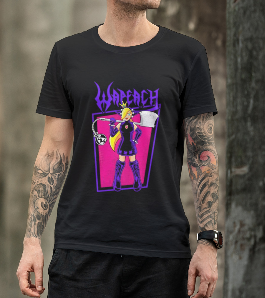 Wah Princess Wapeach Axe Mace Medieval Fantasy Warrior Princess T-Shirt
