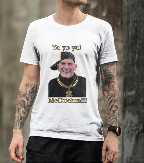 Yo Yo Yo McChicken Dollar Sign Bling Hip Hop Vibe T-Shirt