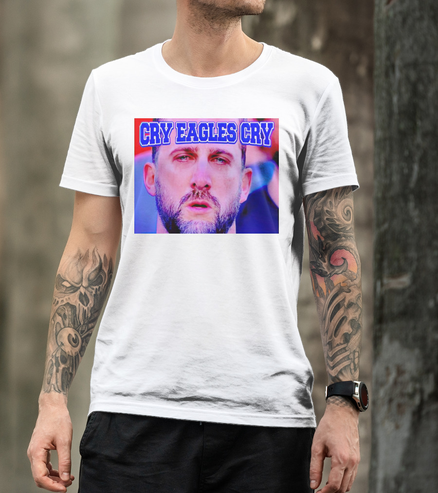 Cry Eagles Cry Nick Sirianni Ford Field Lions Clash T-Shirt