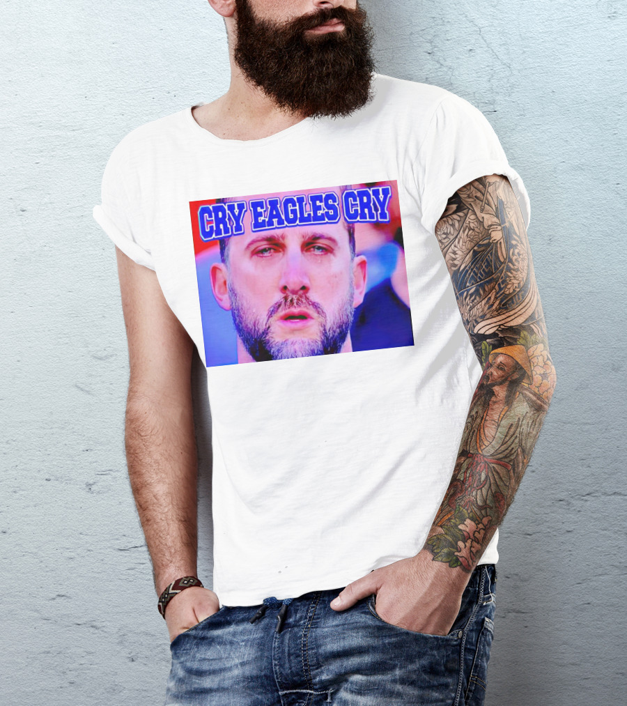 Cry Eagles Cry Nick Sirianni Ford Field Lions Clash T-Shirt