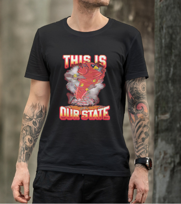 Iowa State Cyclones This Is Our State Tornado Bird T-Shirt