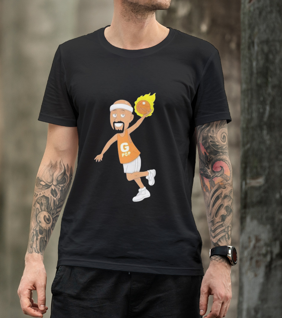 G Pop Flame Basketball T-Shirt