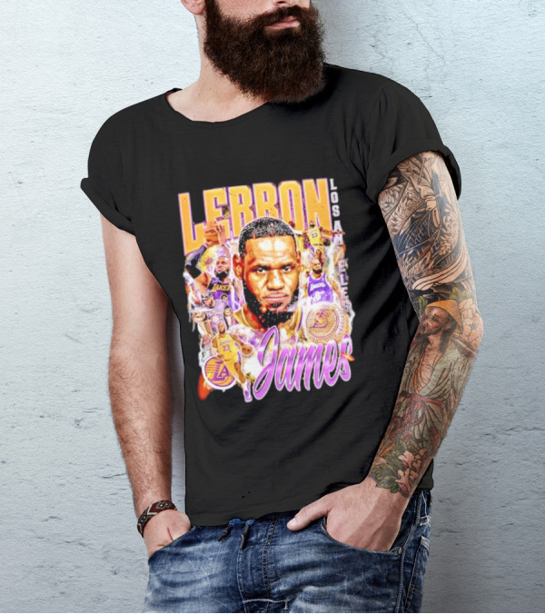 LEBRON JAMES LOS ANGELES LAKERS 23 ICONIC BASKETBALL LEGEND T-Shirt