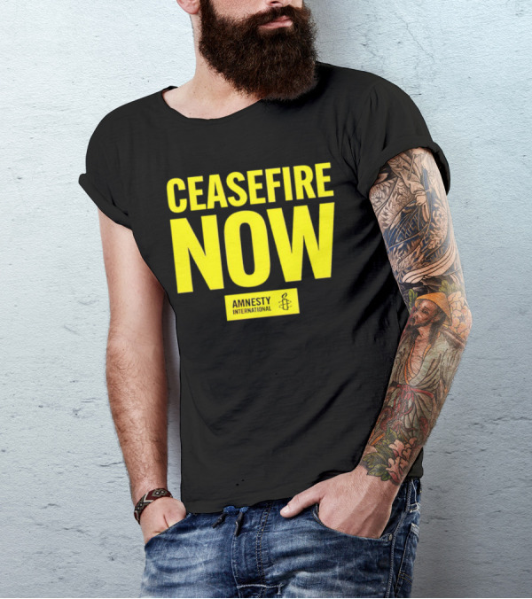 Ceasefire Now Amnesty International T-Shirt