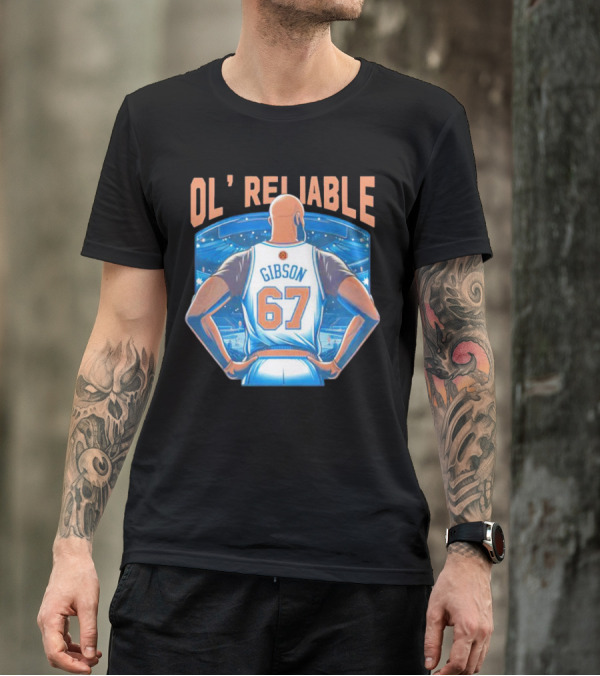 Gibson Ol' Reliable 67 Basketball Arena Scene T-Shirt