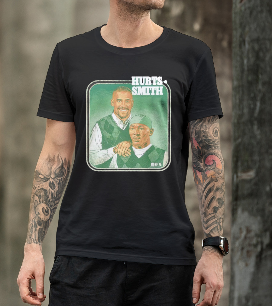 Jalen Hurts DeVonta Smith Philadelphia Step Brothers NFLPA Football T-Shirt