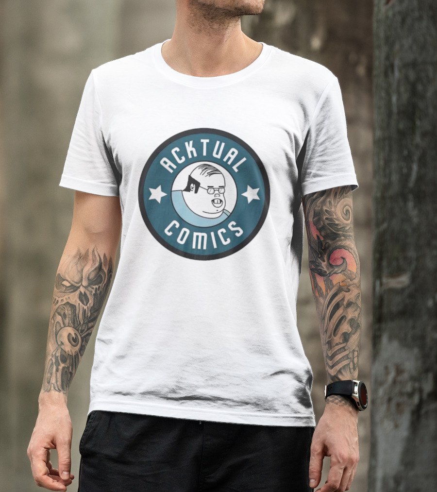 Acktual Comics Star Emblem T-Shirt