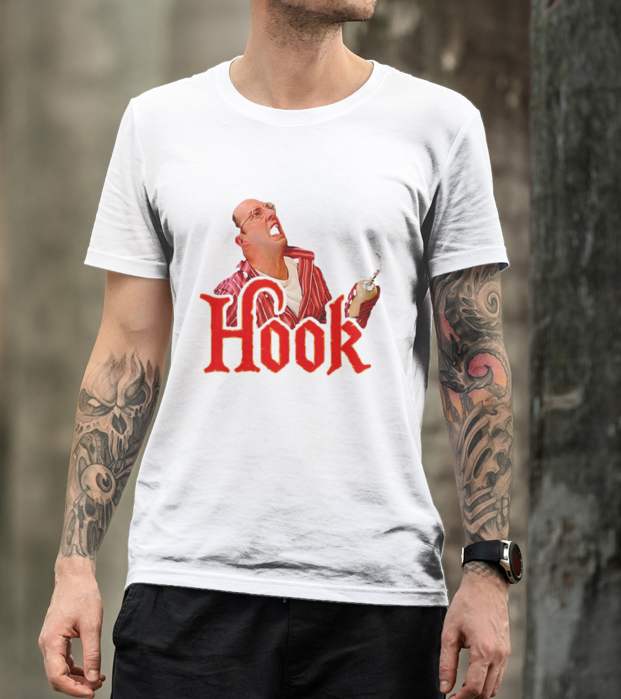 Buster Bluth Hook Screaming Red Striped T-Shirt