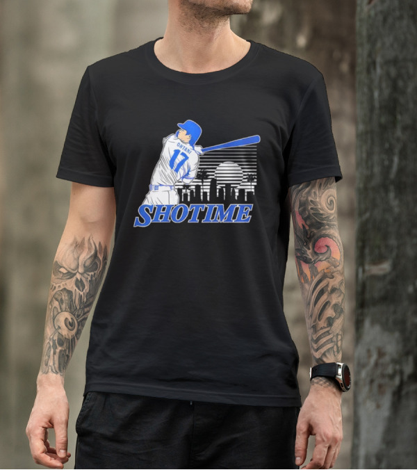 Shohei Ohtani Shotime Skyline Baseball Los Angeles Dodgers T-Shirt