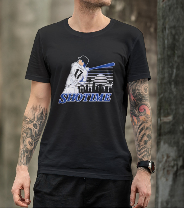 SHOHEI OHTANI SHOTIME 17 Skyline Batter T-Shirt