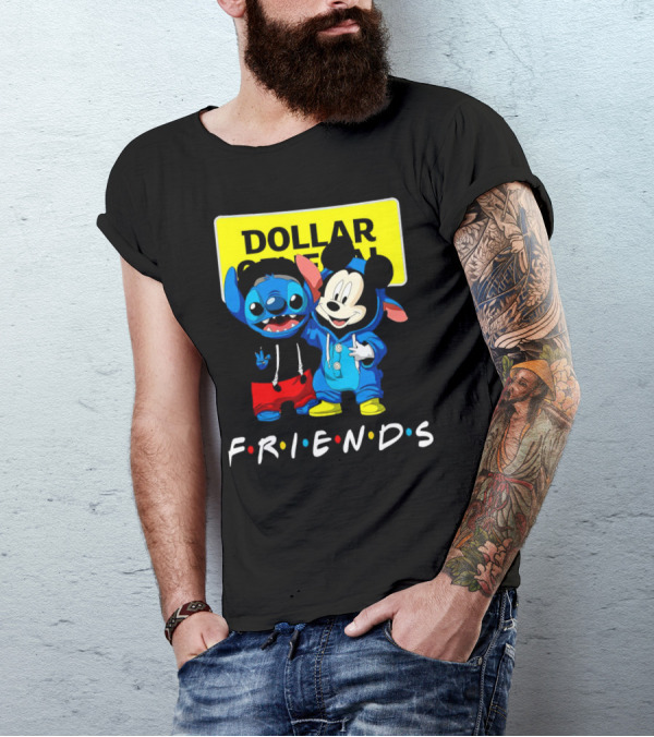 Stitch Mickey Friends Dollar General T-Shirt