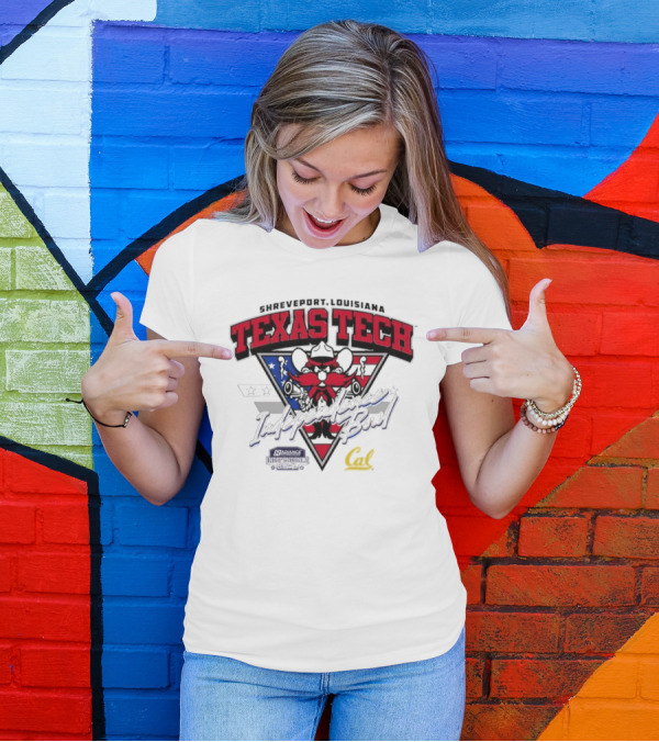 Texas Tech Shreveport Louisiana Red Raider American Script Cal T-Shirt