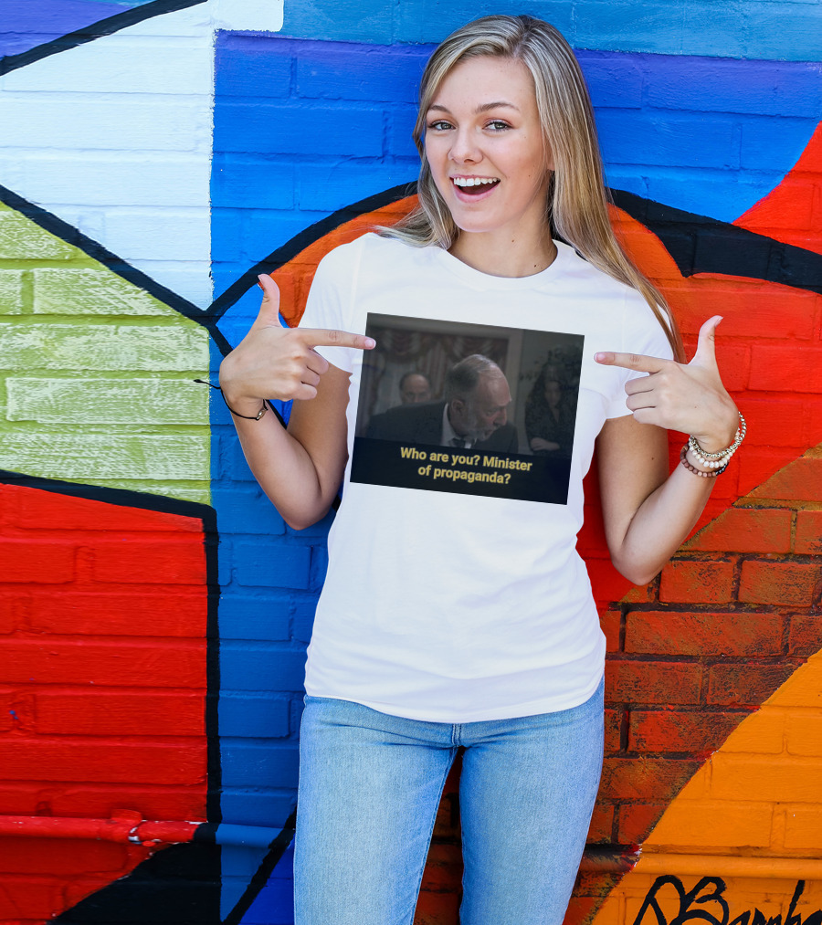 The Soprano Who Are You? Minister Of Propaganda? Onceover Scene T-Shirt