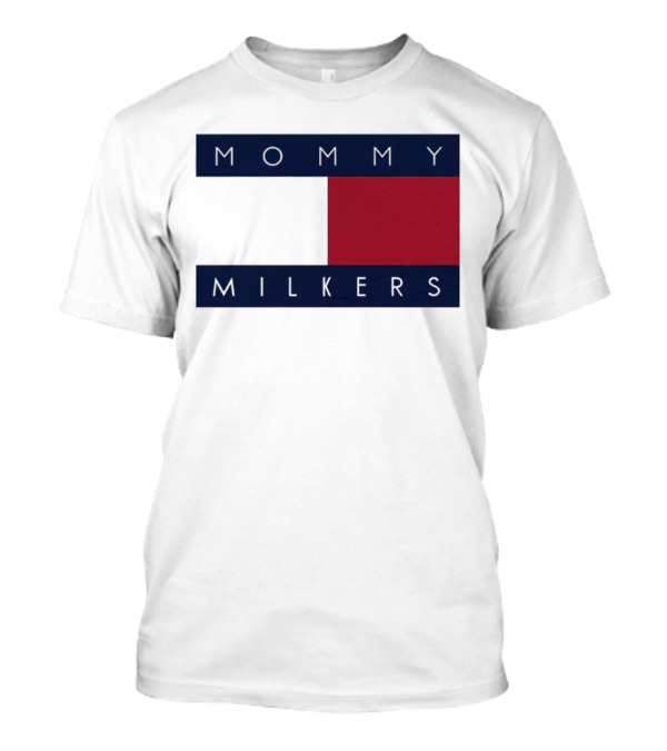 Trending Mommy Milkers Logo Parody Concept T-Shirt