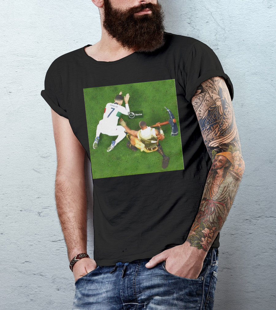 Cristiano Ronaldo Fortnite Revive Gaming Crossover T-Shirt
