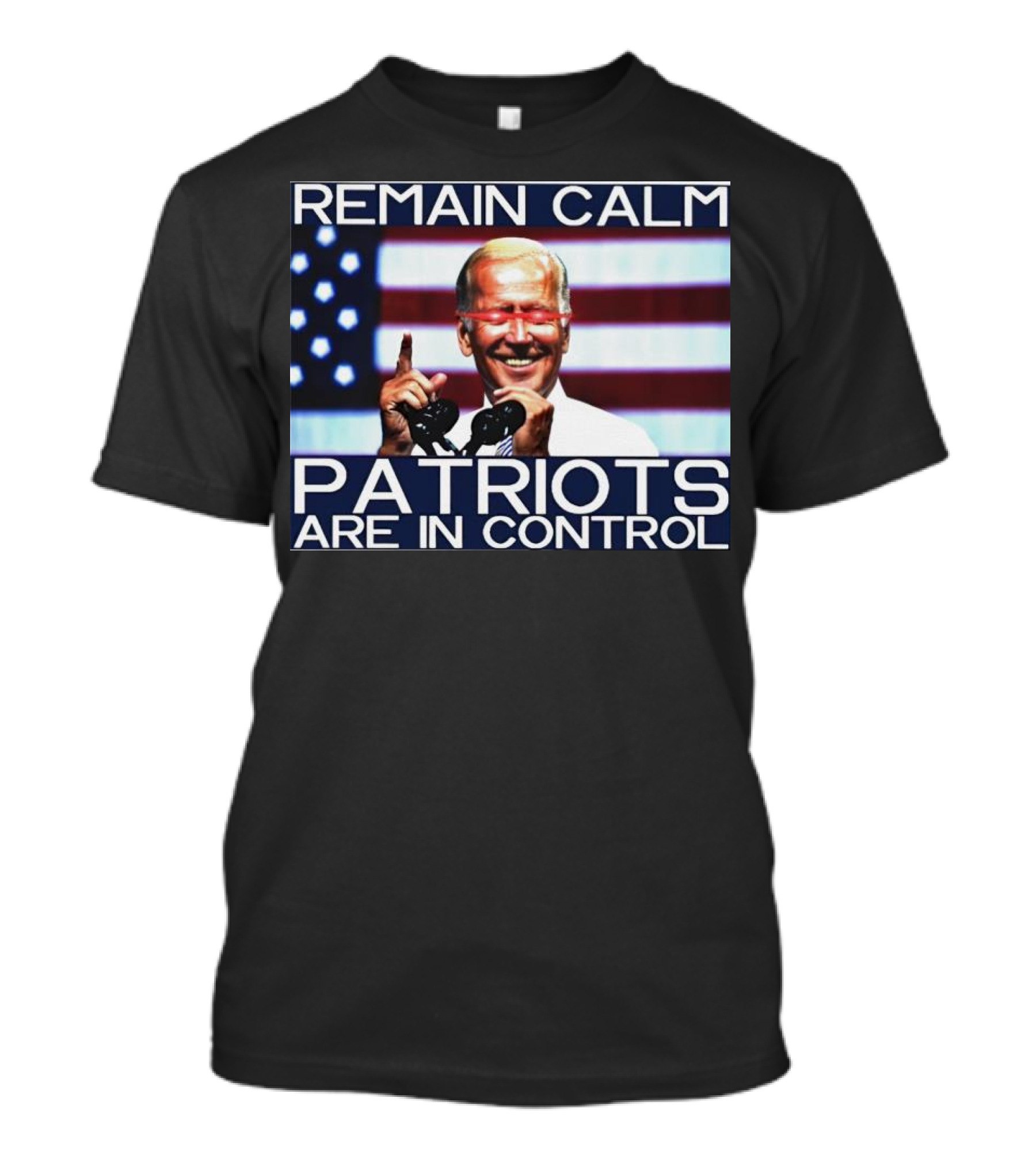 Remain Calm Biden Dark Brandon Patriots Are In Control T-Shirt