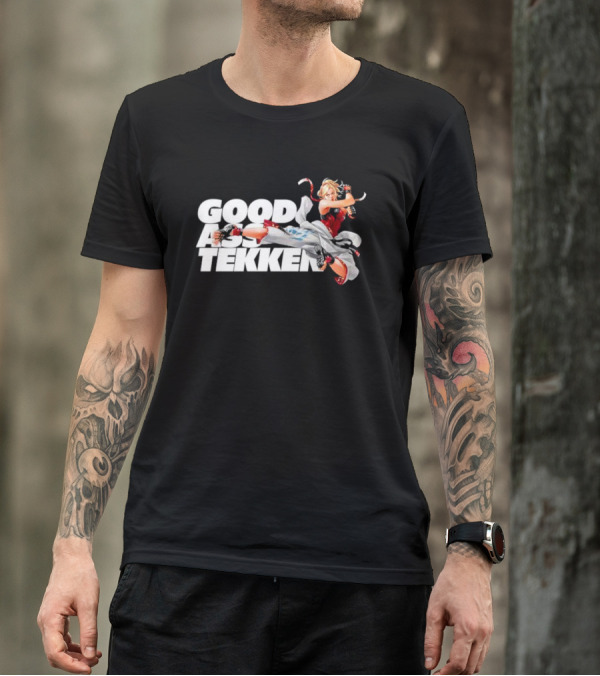 GOOD ASS TEKKEN VIDEO GAME FIGHTER CHARACTER KICKING POSE T-Shirt