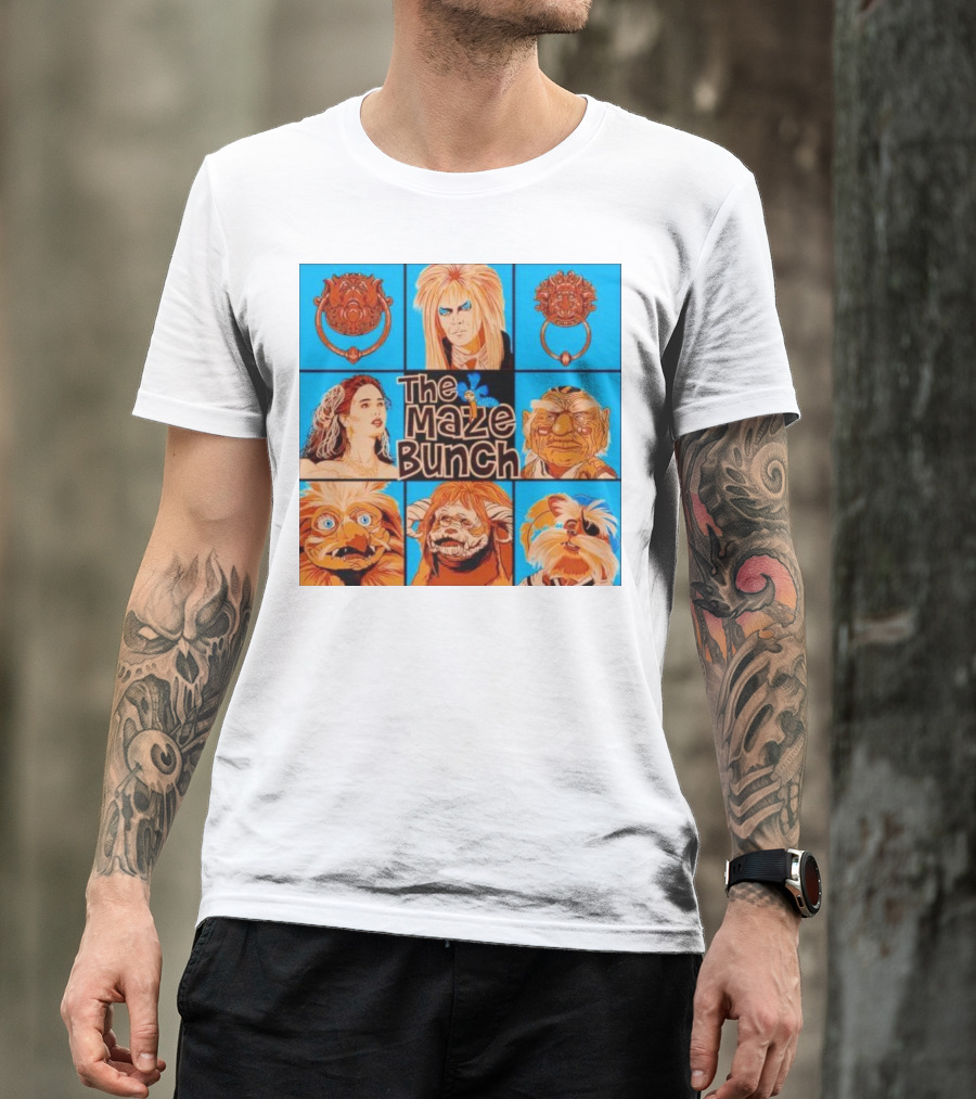 The Maze Bunch Labyrinth Tribute Icons T-Shirt