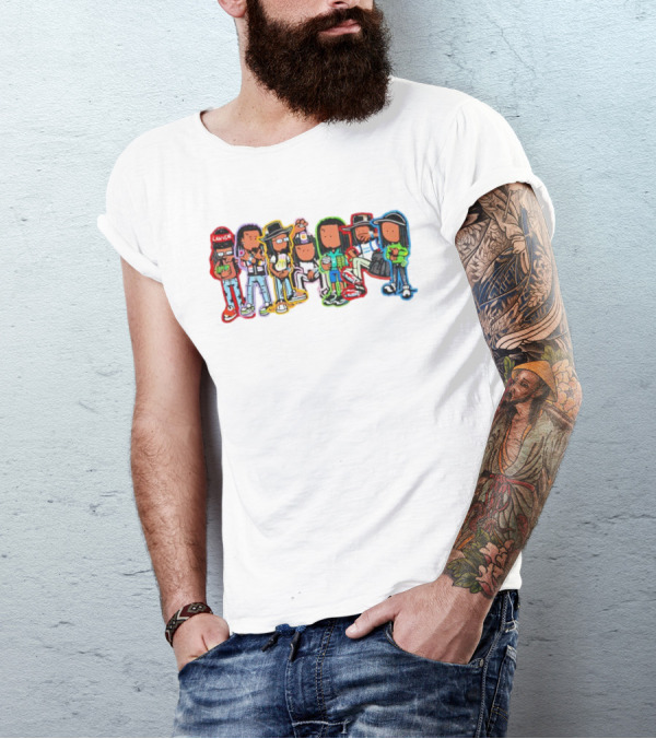 Flawless Like Me Cartoon Characters Street Fashion Lanvin T-Shirt