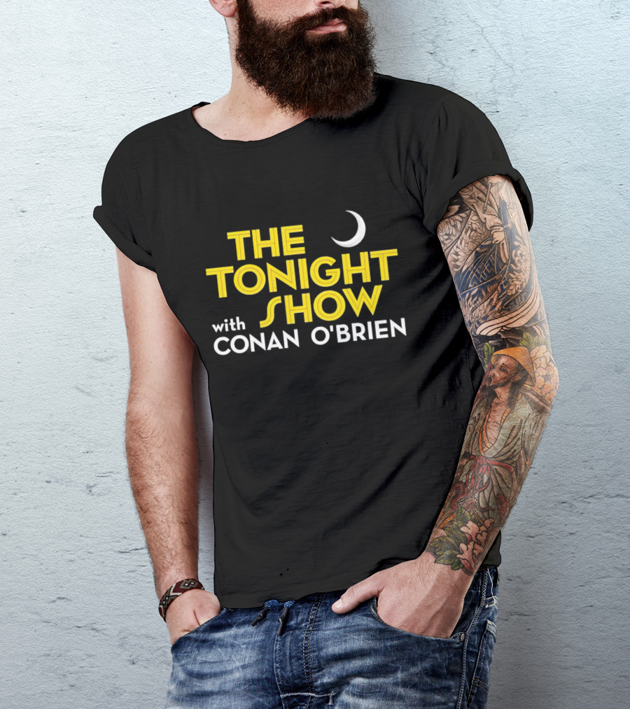 The Tonight Show With Conan O'Brien Classic Crescent Moon T-Shirt
