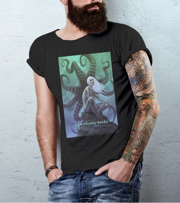 A Perfect Circle Live At The Rady Shell Featuring Enigmatic Octopus T-Shirt