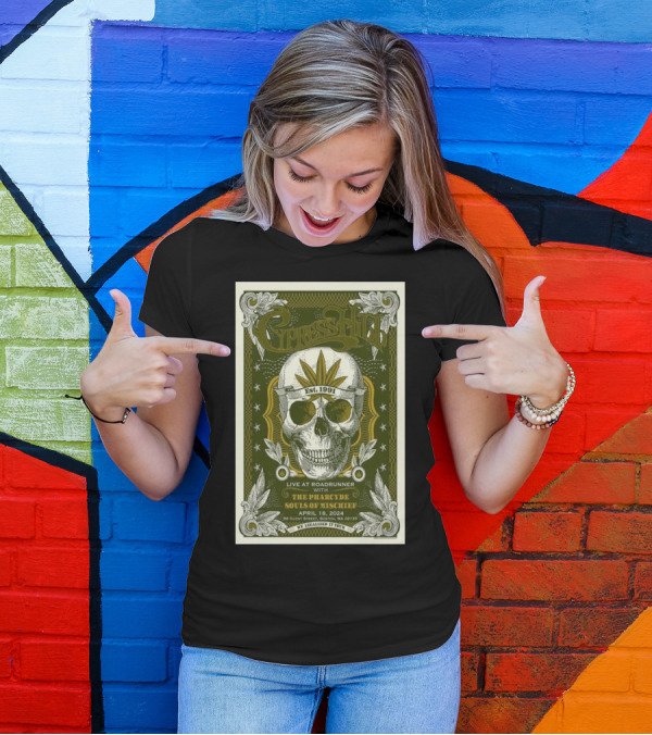 Cypress Hill Live At Roadrunner With The Pharcyde Souls Of Mischief April 18 2024 Boston MA T-Shirt