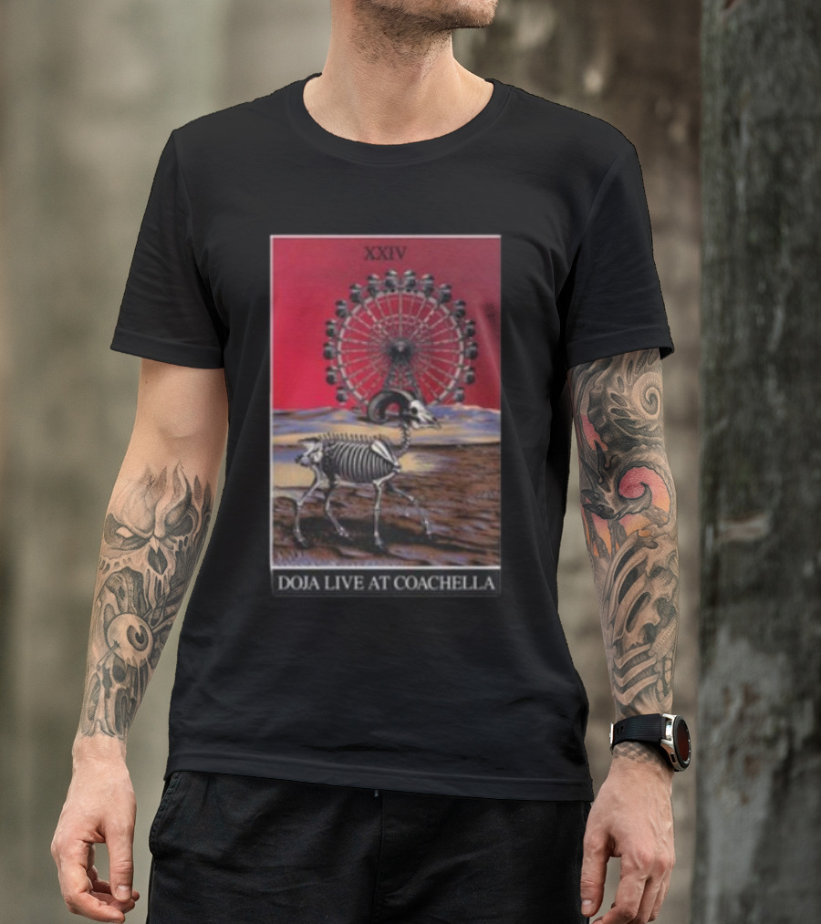 XXIV Doja Live At Coachella Tarot Card T-Shirt