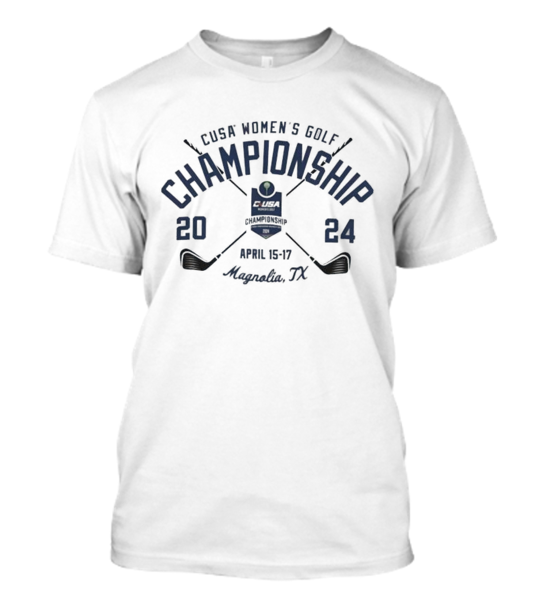 CUSA Women's Golf Championship 2024 April 15-17 Magnolia TX T-Shirt