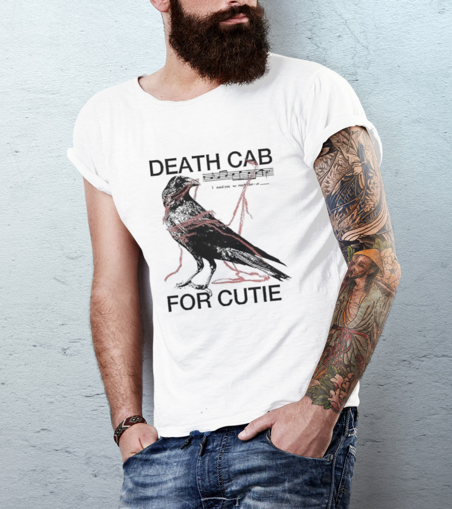 Death Cab For Cutie I Need You So Much Closer Crow Spring 2024 Tour T-Shirt