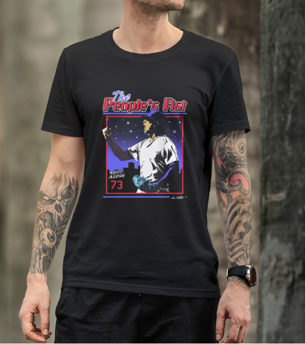 The People's Fist Adbert Alzolay 73 Baseball Hero T-Shirt