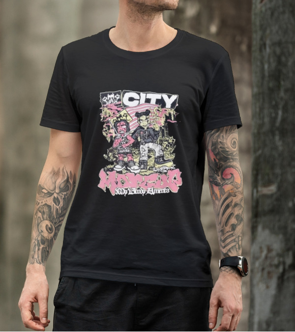 City Morgue My Bloody America Iconic Urban Graphics T-Shirt